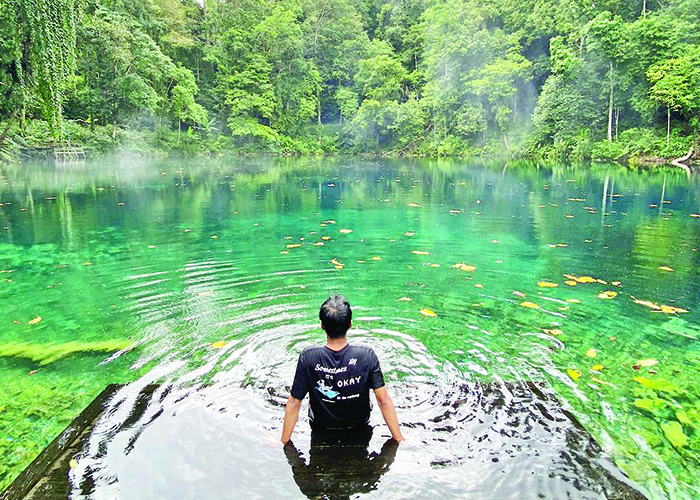 MASIH JADI ANDALAN: Danau Tulung Ni Lenggo masih menjadi objek wisata andalan di Kecamatan Batu Putih.