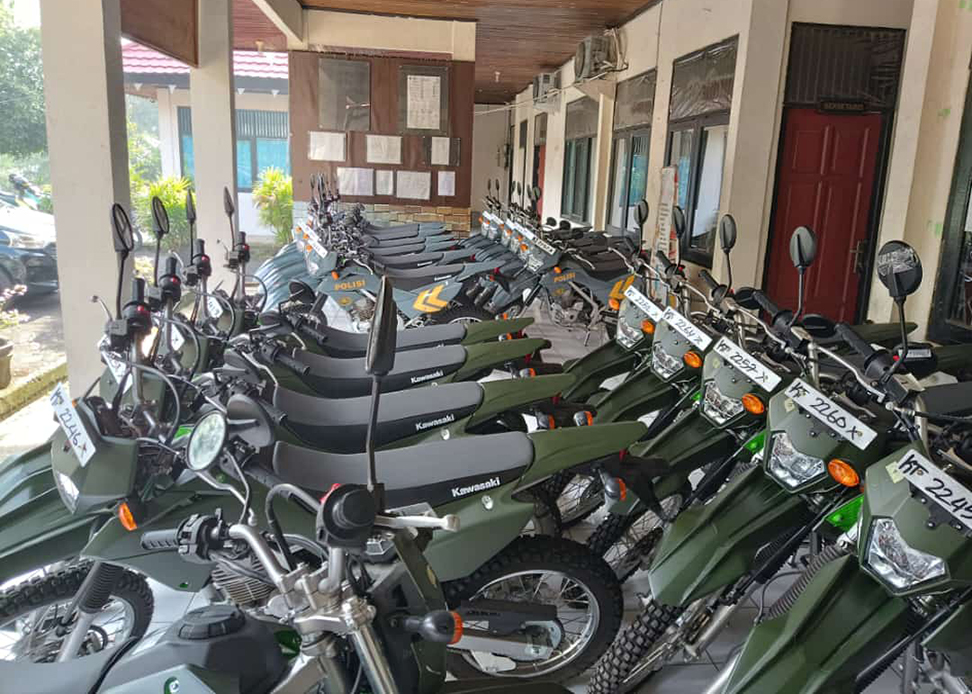 BANTUAN: 26 unit motor akan diberikan Pemkab Berau kepada personel TNI-Polri di Berau.