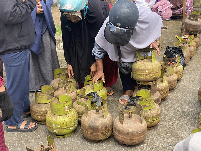 WAJIB DI PANGKALAN: Pembelian LPG 3 kg di Kabupaten Berau wajib dilakukan di pangkalan dengan menunjukkan KTP.