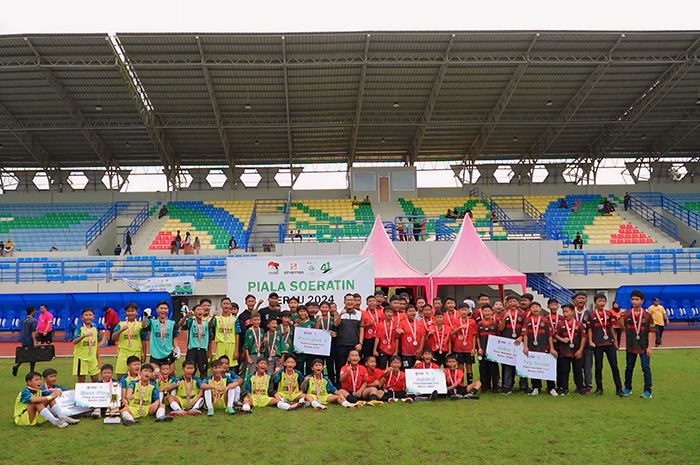 JARING ATLET: Komitmen PT Berau Coal dalam menjaring atlet unggulan melalui Piala Soeratin disambut baik insan sepakbola Berau.