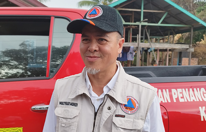 Kepala BPBD Berau, Masyhadi Muhdi