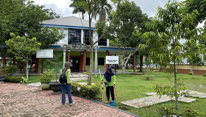 SUASANA TAMAN SANGGAM: Taman Sanggam menjadi salah satu taman yang aktif di perkotaan, dan tahun ini Pemkab Berau bakal me-launching 3 taman lainnya.