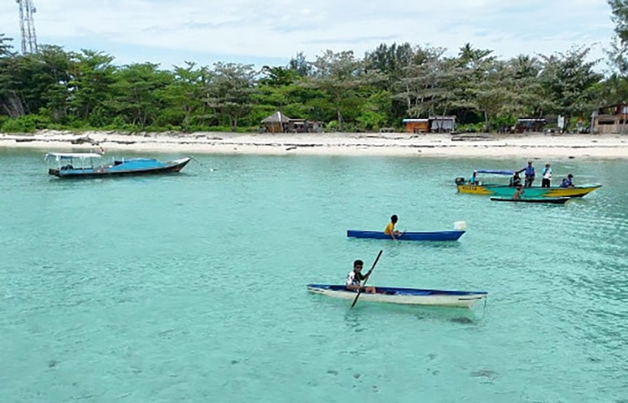 AJANG PROMOSI: Pemkam Pulau Derawan melaksanakan event Festival Pesta Laut sebagai ajang promosi lewat beragam lomba yang diselenggarakan.