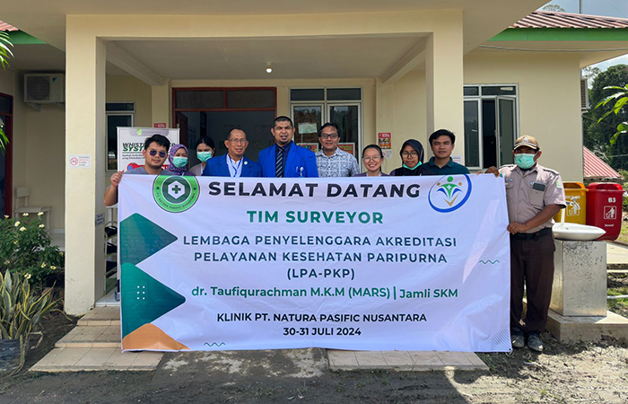AKREDITASI: Proses akreditasi oleh lembaga penyelenggara akreditasi pelayanan kesehatan paripurna di Polibun NPN. Hingga akhirnya Polibun NPN mendapat akreditasi paripurna oleh Kemenkes.