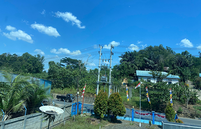 CUACA PANAS: Saat ini Kabupaten Berau sedang dilanda musim panas disertai angin kencang.