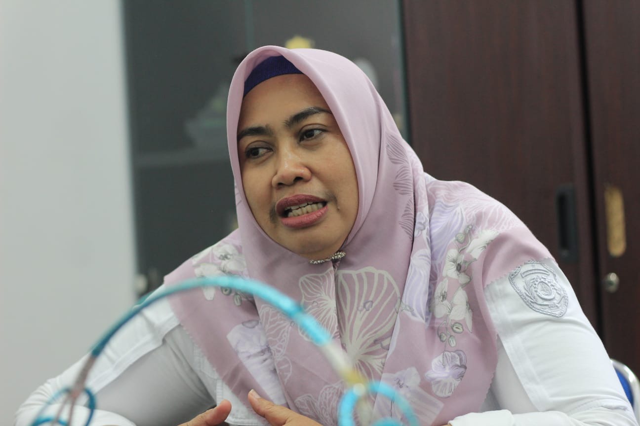 Kepala Dinas Perumahan, Kawasan Permukiman, dan Pertanahan (Disperkimtan) Kabupaten Penajam Paser Utara (PPU), Riviana Noor.