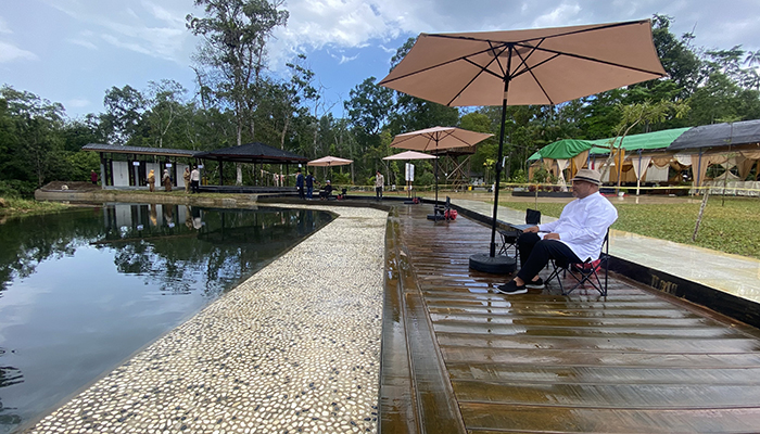 PELUANG BARU: Masyarakat di sekitar destinasi Air Panas Asin Pemapak di Biatan banyak yang membuka usaha homestay, karena banyaknya permintaan wisatawan dari luar daerah yang ingin bermalam.