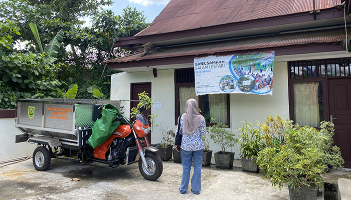 AKOMODIR SAMPAH: DLHK Berau memiliki bank sampah induk Salam Lestari yang berada di UPTD Kebersihan DLHK Berau, Jalan Ki Hajar Dewantara.