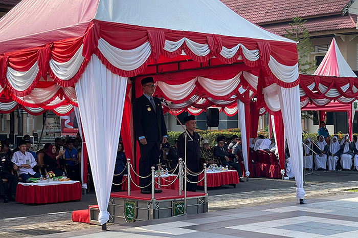 UPACARA: Peringatan Hari Sumpah Pemuda yang digelar Pemkab Berau mengangkat tema "Maju Bersama Indonesia Raya".