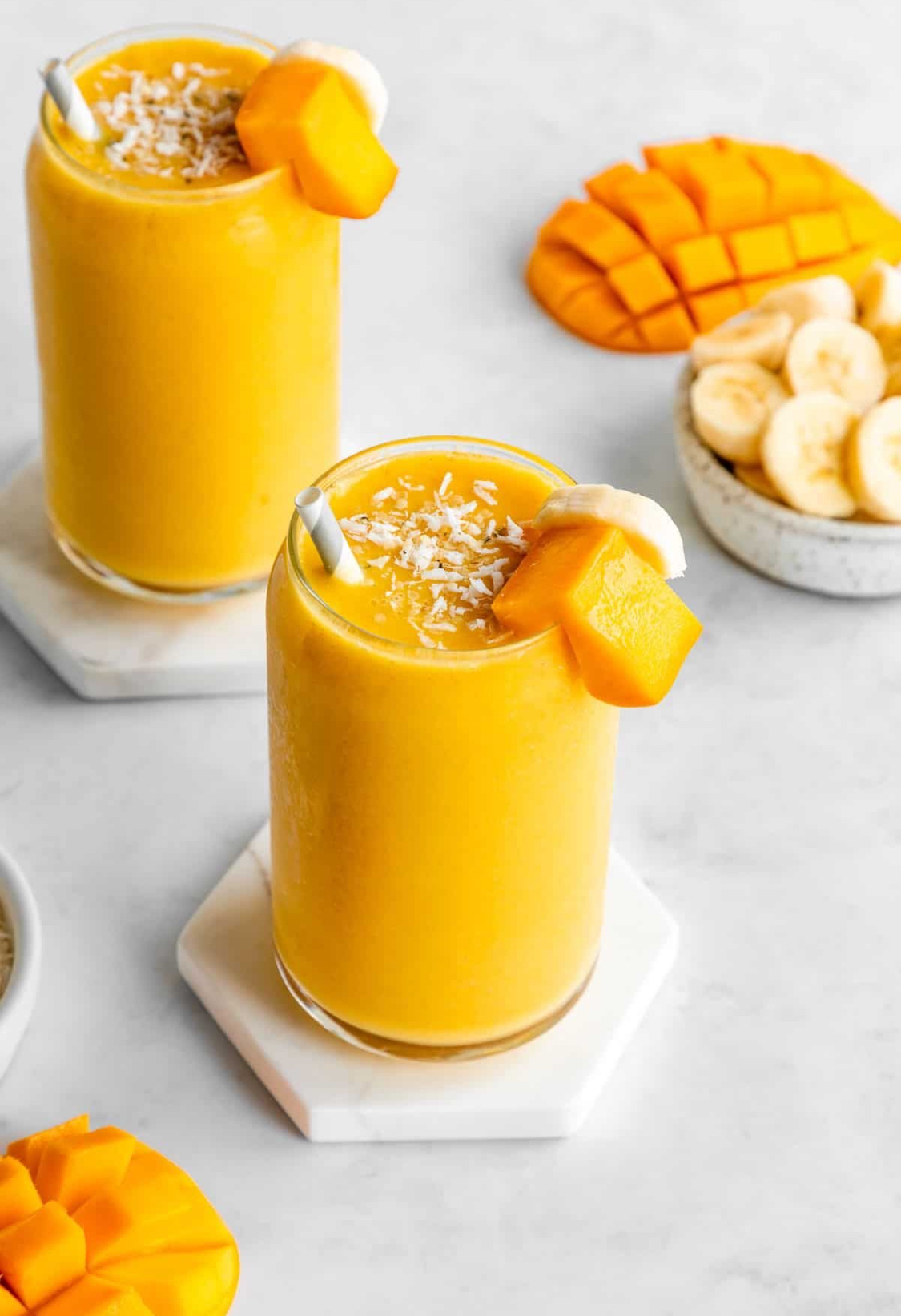 Ilustrasi Jus mangga mix pisang (Pinterest)