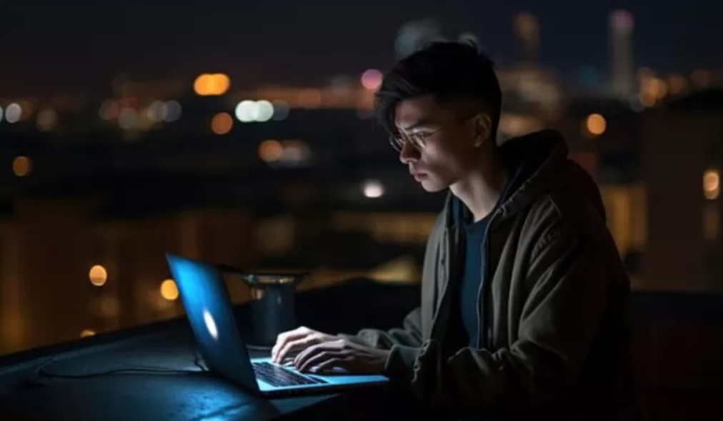Ilustrasi seorang night owl yang lebih efektif bekerja di malam hari. (Freepik).