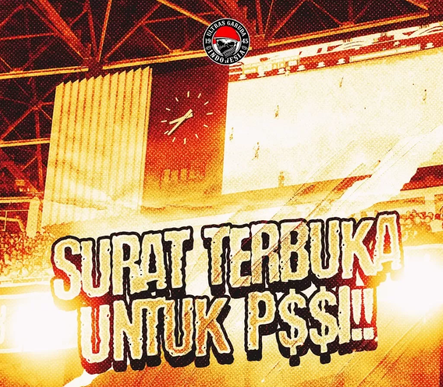 Ultras Garuda telah mengirimkan surat kepada PSSI pasca pemecatan Shin Tae-yong.   (@ultrasgarudaofficial/instagram)