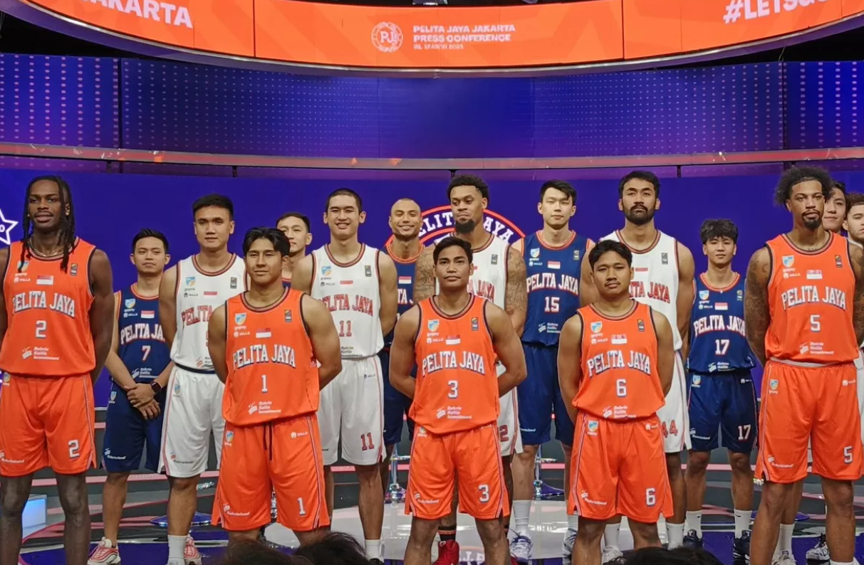 Pelita Jaya Bakrie Jakarta siap mengarungi IBL 2025 dengan berlaga di rumah sesungguhnya di Gelanggang Mahasiswa Soemantri Brodjonegoro, Jakarta. (Dimas Ramadhan/JawaPos.com)