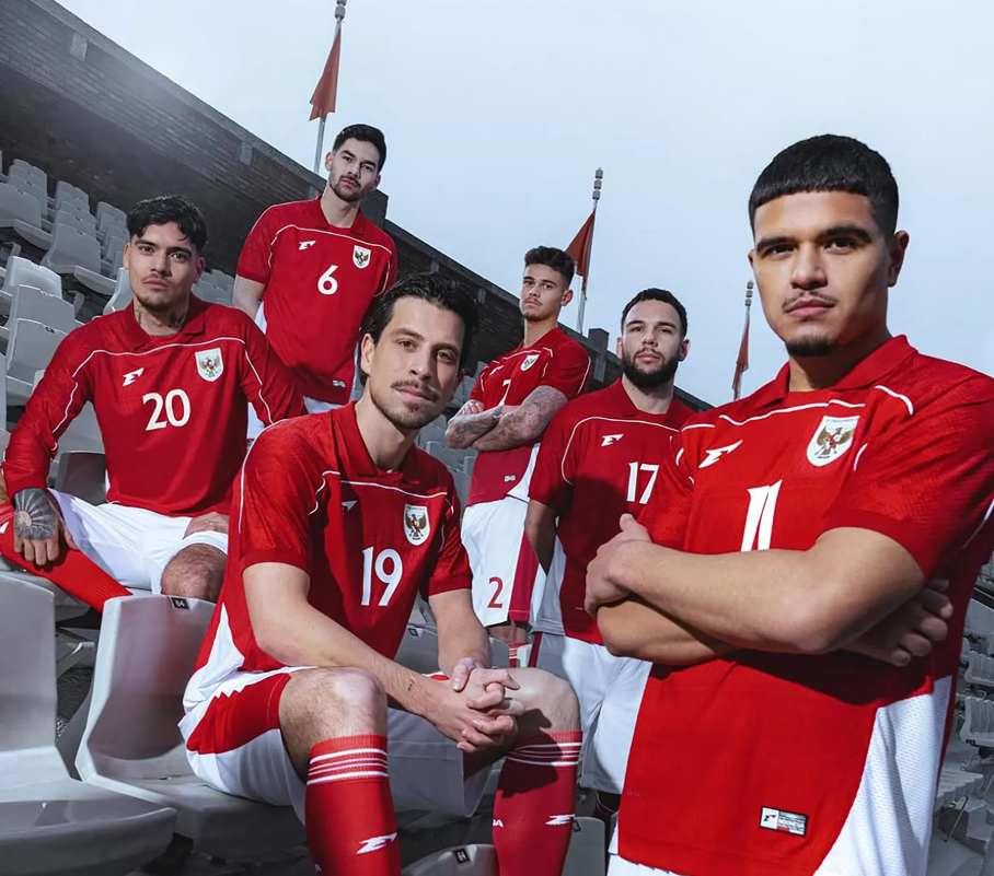 Erspo meluncurkan jersey baru Timnas Indonesia dengan corak dan motif ke-Indonesia-an yang sangat kental. (Dok. Erspo)