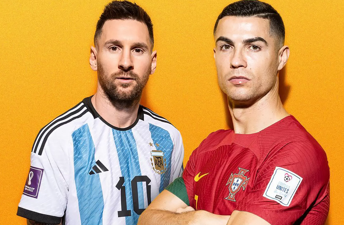 Messi dan Ronaldo. (Dok. British GQ)