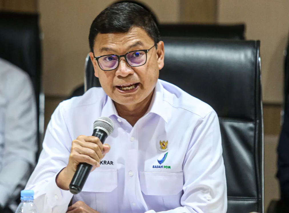 Kepala Badan Pengawas Obat dan Makanan (BPOM) Taruna Ikrar. (Miftahul Hayat/Jawa Pos)