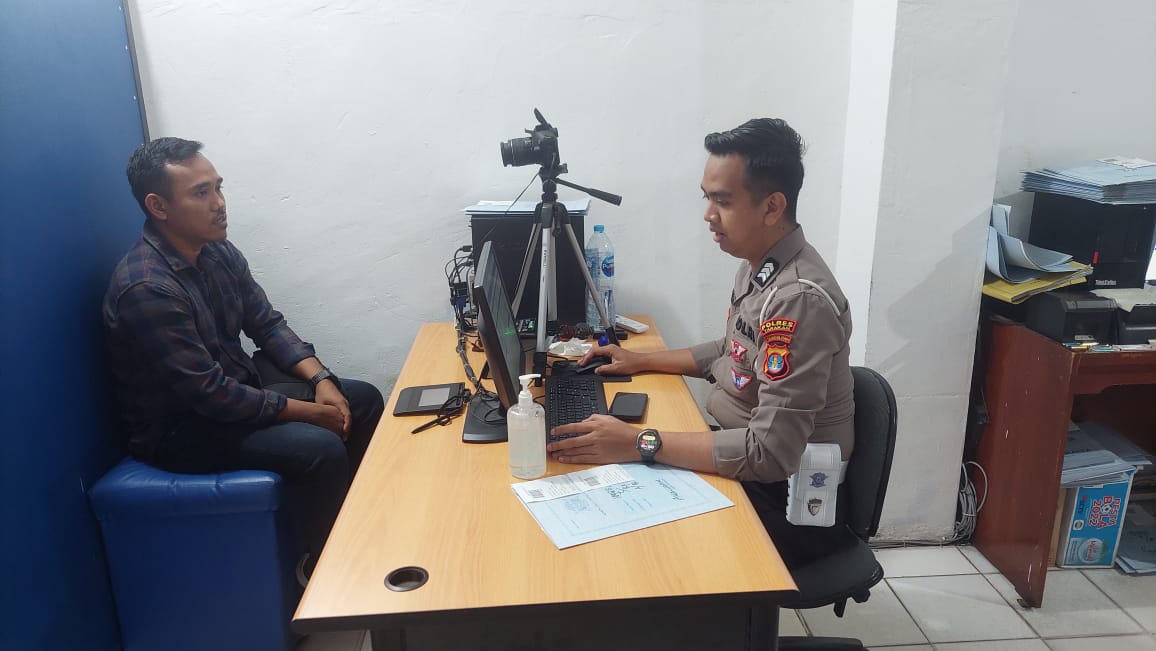 PELAYANAN POLRES TARAKAN: Pasca penyerangan yang terjadi di Mako Polres Tarakan, untuk pelayanan tetap diberikan kepada masyarakat. (POLRES TARAKAN UNTUK HRK)