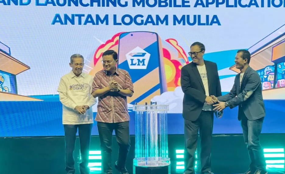 Antam luncurkan platform digital ANTAM Logam Mulia. (Jawapos.com)