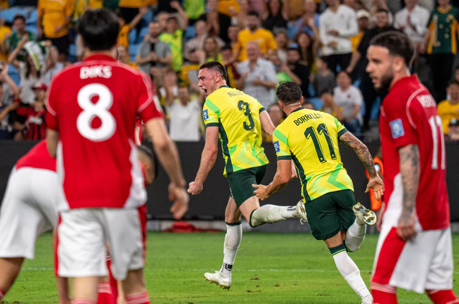Laga Timnas Indonesia vs Australia. (Dok. Socceroos)