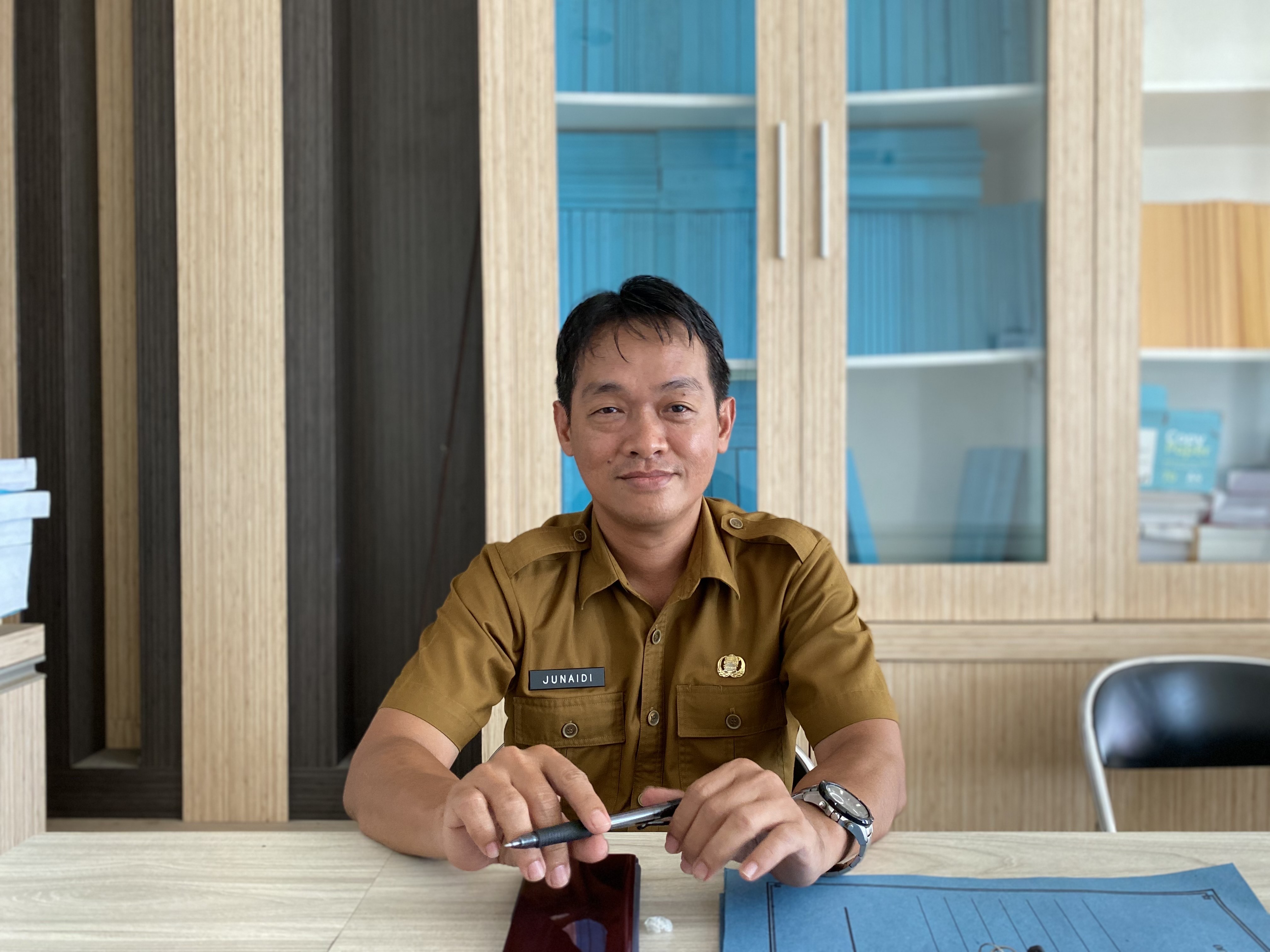 Kepala Bidang Preservasi Jalan dan Jembatan DPUPR Berau, Junaidi. (BERAU POST)