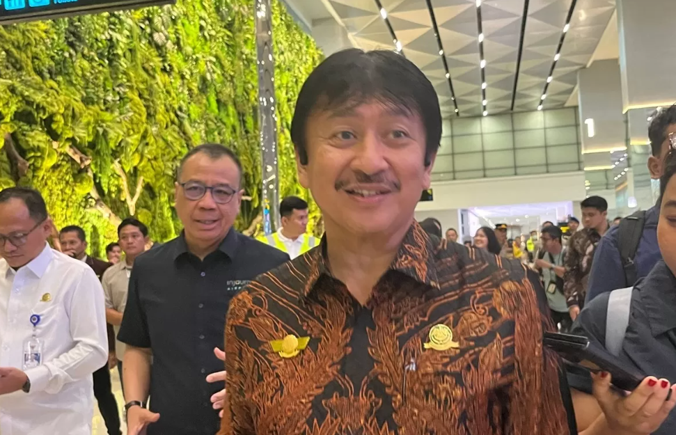 Direktur Bandar Udara Ditjen Hubud, Lukman F Laisa. (Nurul Fitriana/JawaPos.com)