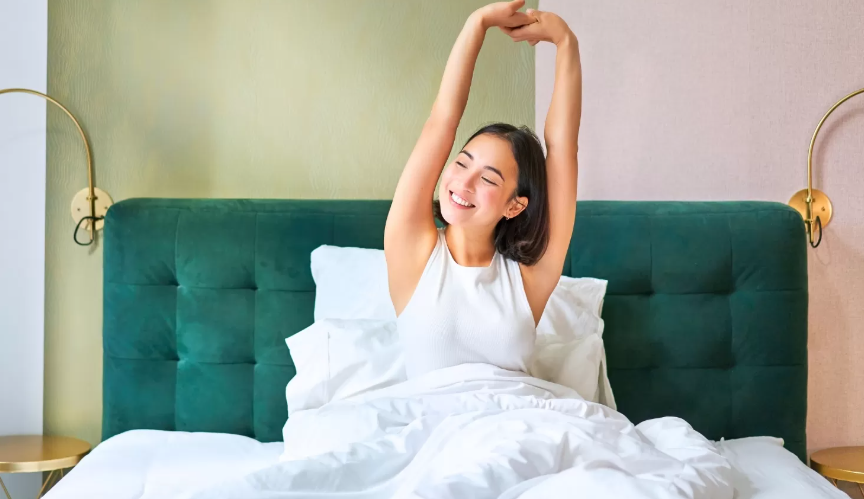Ilustrasi bangun tidur. (Freepik)
