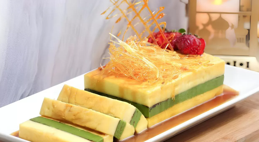 Kue Karamel Lemon Pandan. (YouTube Simple Rudy)