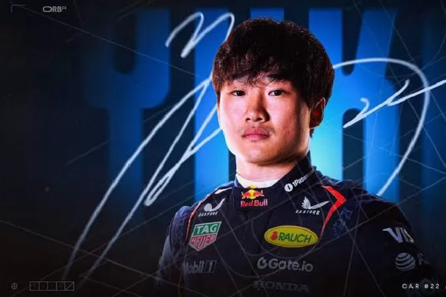 Yuki Tsunoda akan membalap untuk tim Oracle Red Bull Racing mulai seri balap F1 Grand Prix Jepang 2025 dan seterusnya. (Jawapos.com)