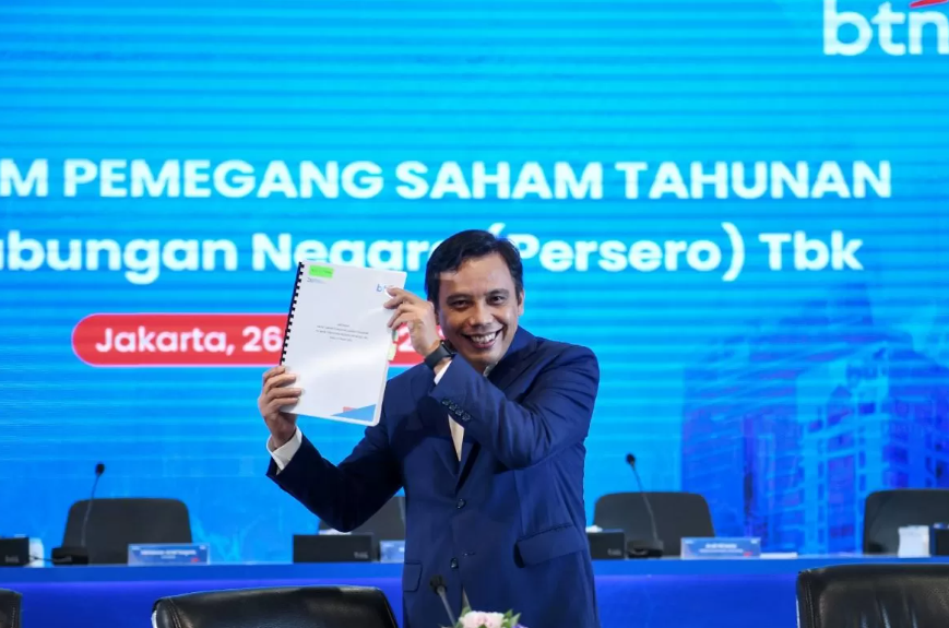 Direktur Utama PT Bank Tabungan Negara (Persero) Tbk (BTN) Nixon LP Napitupulu. (Jawapos.com)