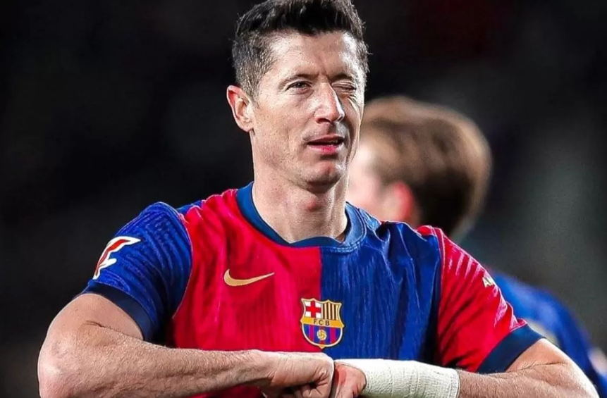 Penyerang Barcelona Robert Lewandowski. (Dok. Fabrizio Romano)