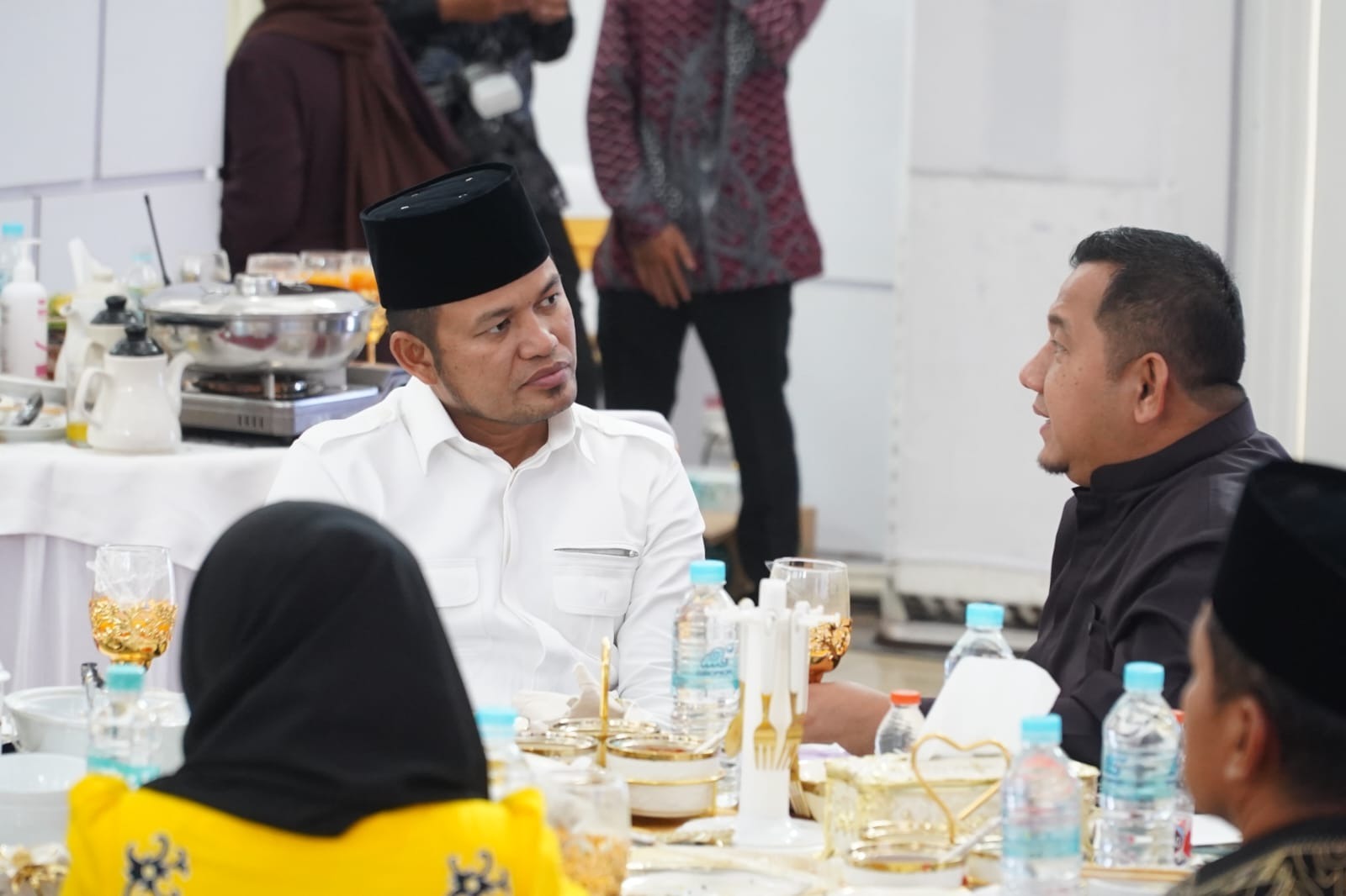 SILATURAHMI: Jajaran Pemkab PPU saat menghadiri Open House Gubernur Kaltim beberapa waktu lalu. (HUMAS PPU UNTUK BP)