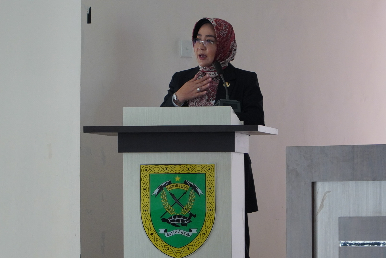 Sri Juniarsih, Bupati Berau. (IZZA/BP)