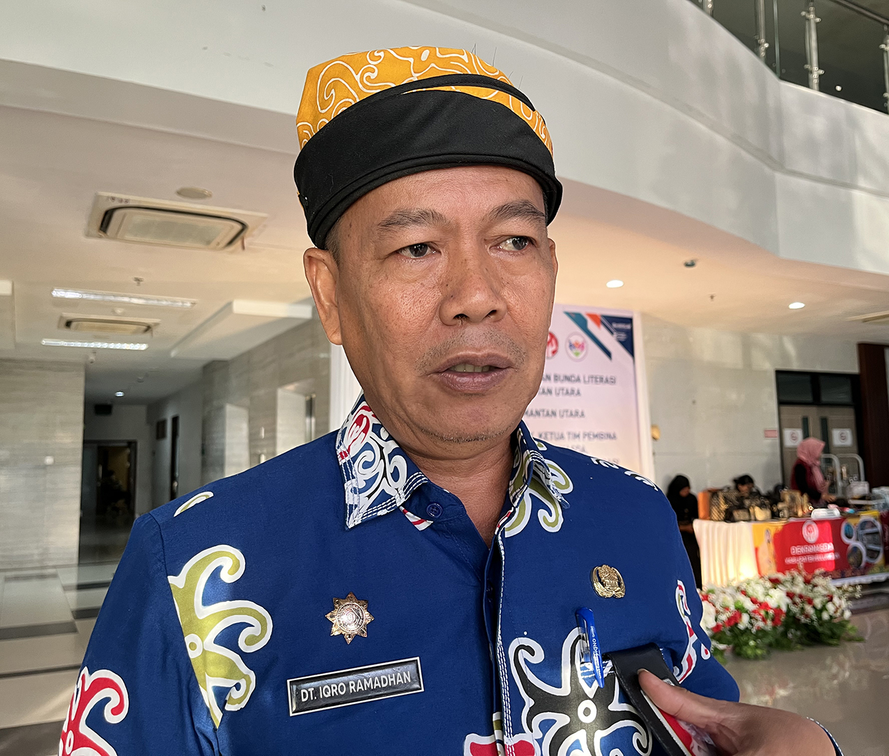 Datu Iqro Ramadhan, Kesra Setprov Kaltara. (FAISAL/HRK)