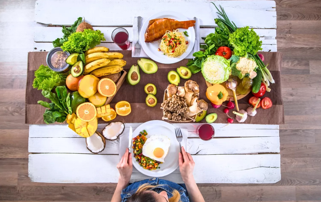 Ilustrasi pola makan nabati. (Freepik)