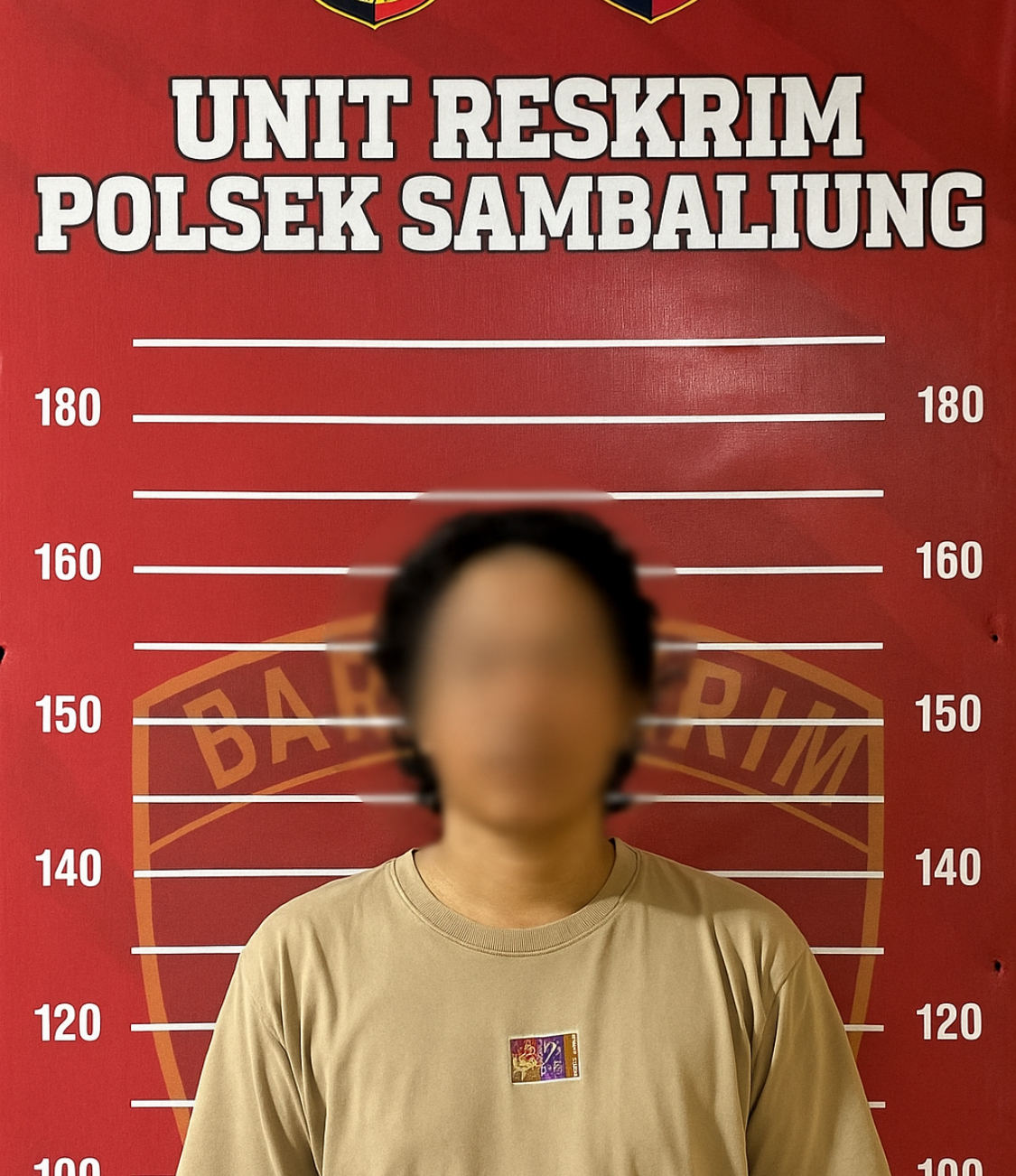 DIAMANKAN: Pelaku R (36) yang diamankan pihak kepolisian akibat melakukan percobaan pemerkosaan beberapa waktu lalu. (POLSEK SAMBALIUNG UNTUK BERAU POST)