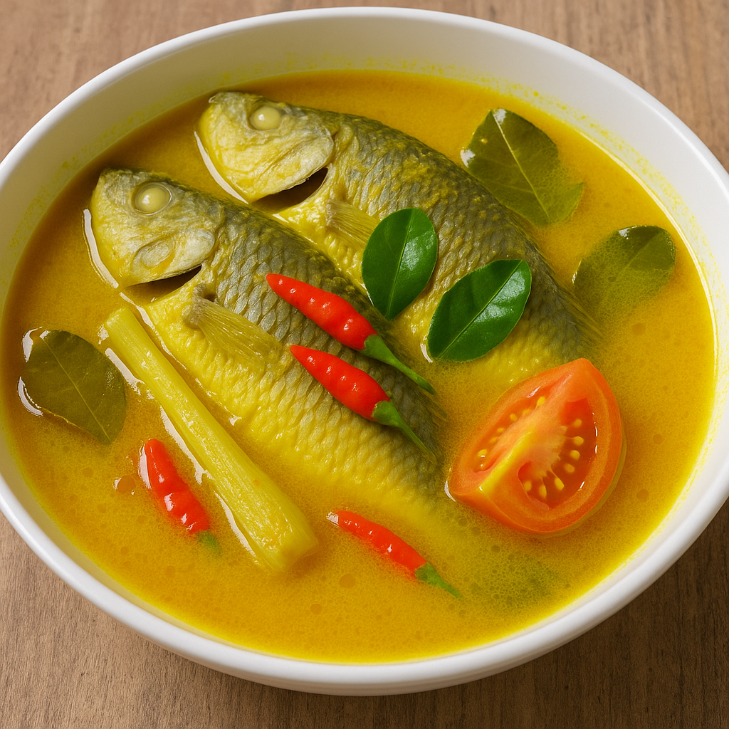 Ikan Kukus Kuah Kuning (AI)