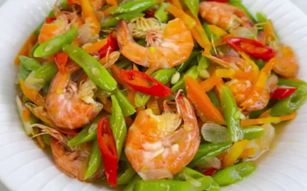 Resep Tumis Buncis Wortel Udang yang Lezat dan Menggugah Selera Makan./Tangkap Layar YouTube Ika Mardatillah