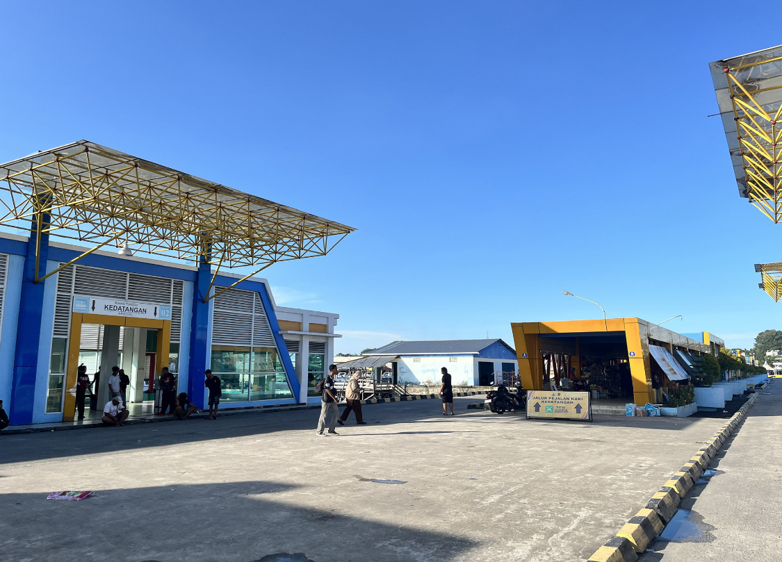 PENURUNAN: Volume penumpang yang menggunakan transportasi laut di Kaltara selama Maret 2025 mengalami penurunan 16,75 persen. (FAISAL/HRK)
