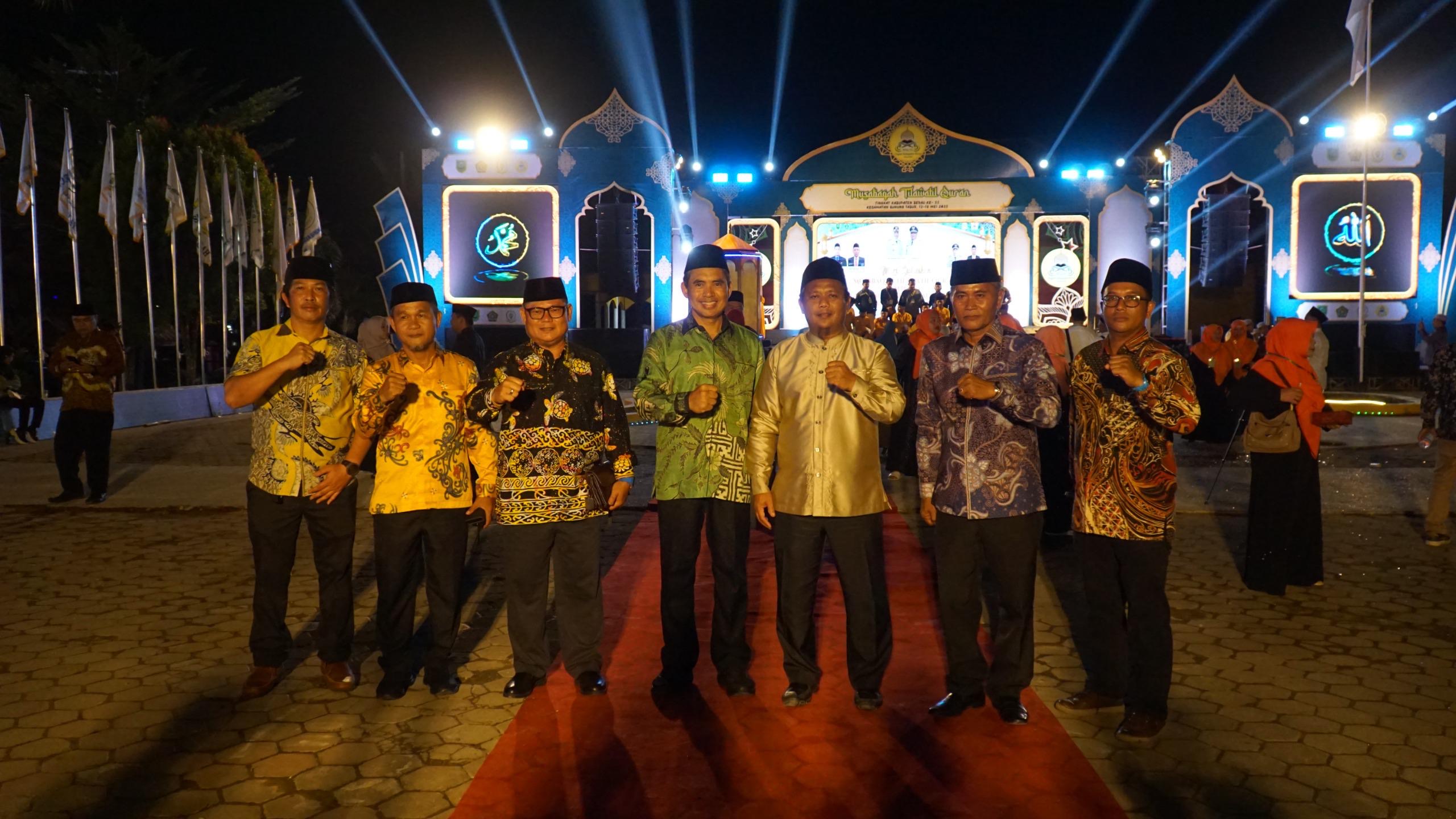 KOMITMEN: PT Berau Coal turut mengambil peran dalam pembangunan sosial dan spiritual masyarakat Kabupaten Berau, dengan mendukung pelaksanaan MTQ ke-55 tahun 2025. (IZZA/BP)