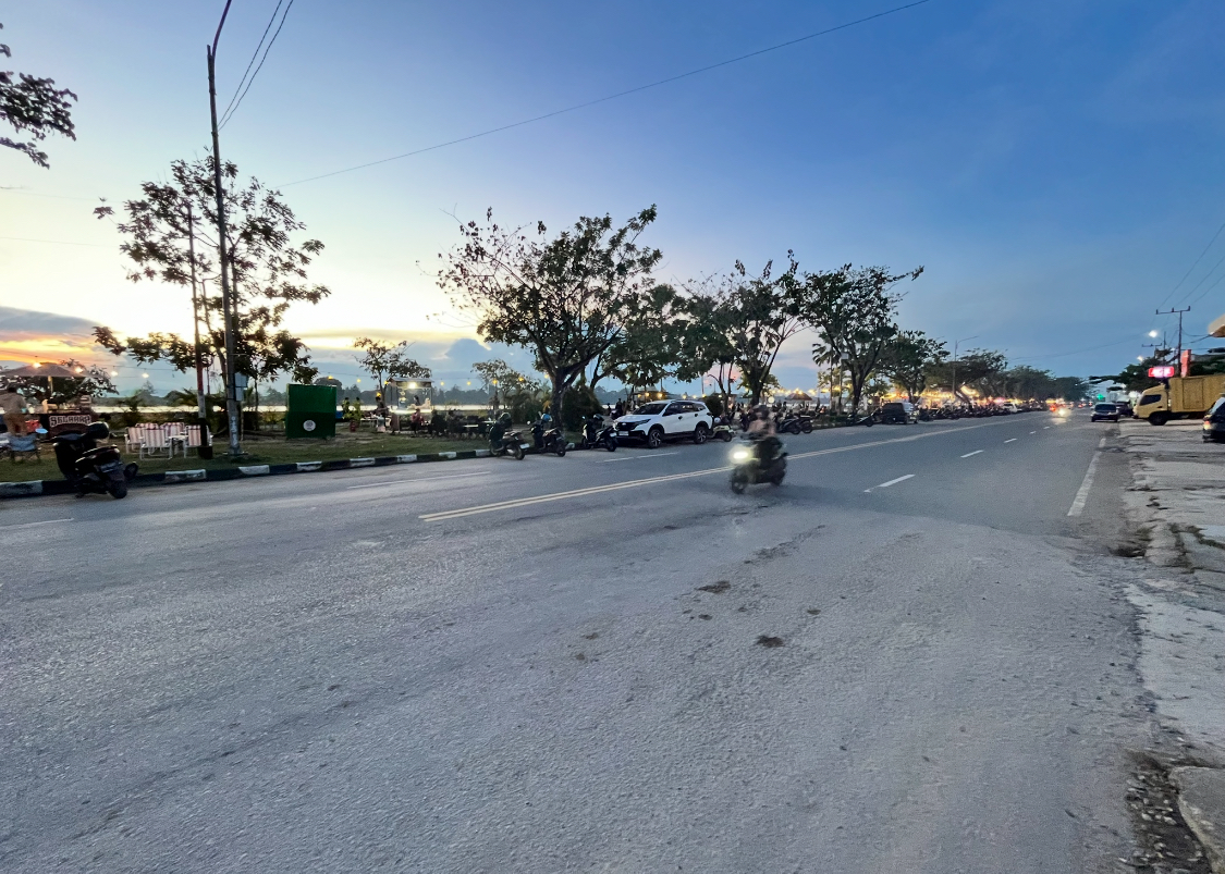 DEBIT AIR NORMAL: Genangan banjir yang sempat melanda beberapa wilayah dataran rendah di khususnya Tanjung Selor dan sekitarnya, kini berangsur surut. (FAISAL/HRK)