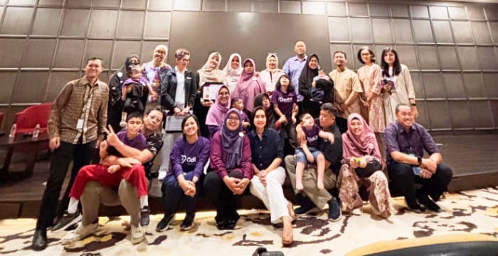 KEBERSAMAAN: Momen hangat dan penuh semangat dalam peringatan CdLS Awareness Day 2025 yang memperkuat komitmen semua pihak untuk mendampingi anak-anak dengan CdLS meraih kualitas hidup terbaik.