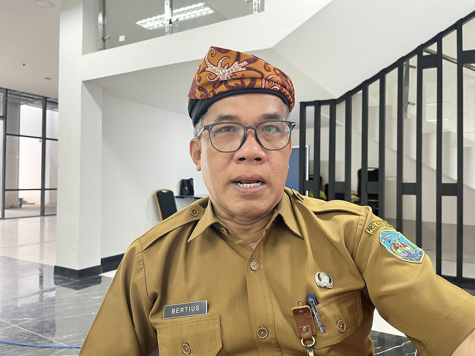 Kepala Bappeda Litbang Kaltara Bertius. (HRK)