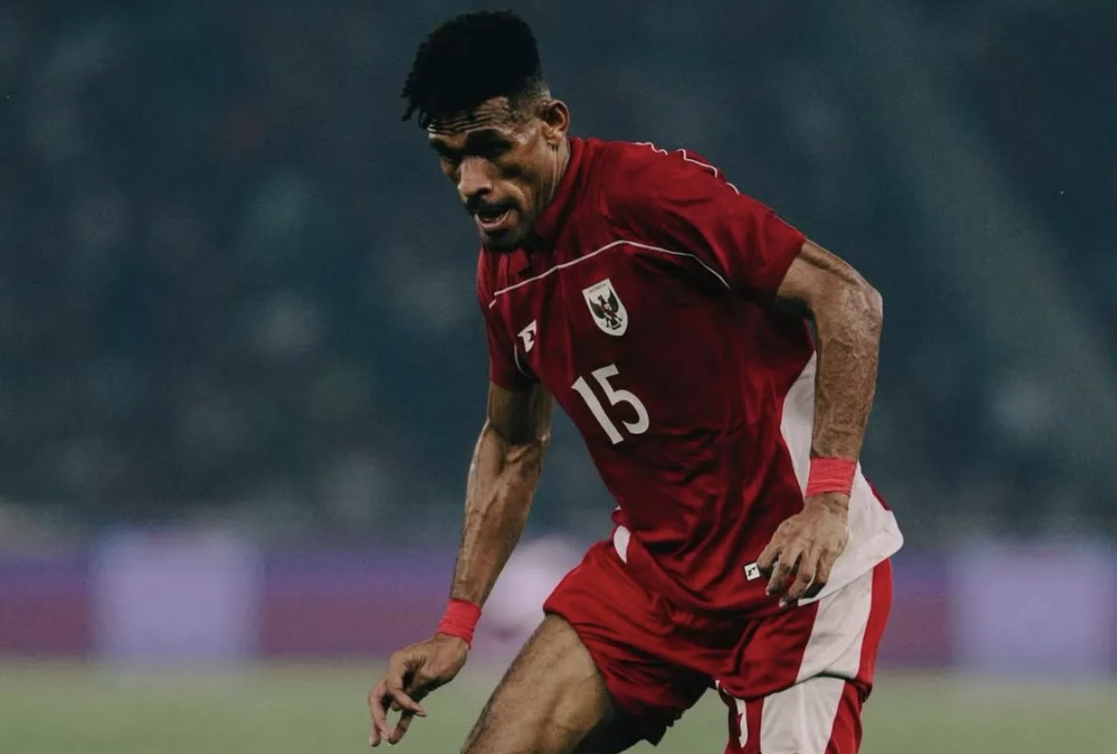 Ricky Kambuaya saat membela Timnas Indonesia di Kualifikasi Piala Dunia 2026. (Instagram @richardo_r55