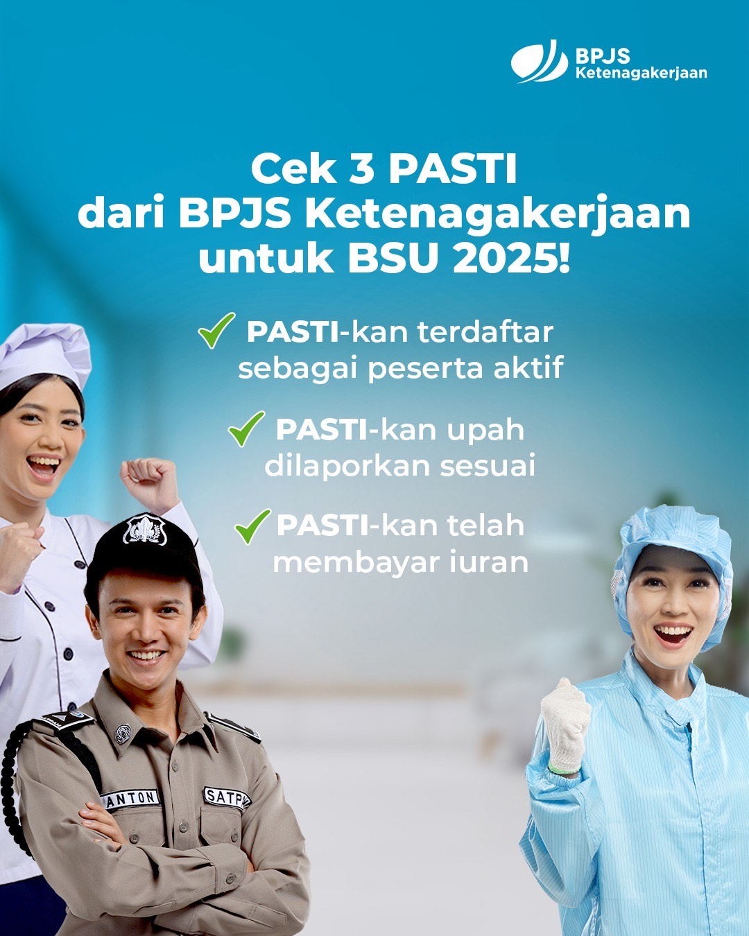 ILUSTRASI: BPJS Ketenagakerjaan Berau turut menyalurkan BSU tahun 2025 bagi pekerja dengan upah minimum yang dicairkan Rp 600 ribu untuk periode dua bulan. (BPJS KETENAFAKERJAAN UNTUK BERAU POST)