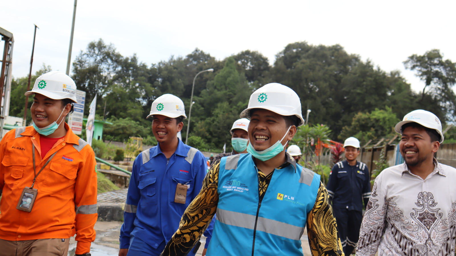 RUTIN: PLN Indonesia Power Unit Bisnis Pembangkitan (UBP) Berau melaksanakan kegiatan rutin Management Walkdown pada Rabu (19/6). (PLN IP UBP BERAU UNTUK BERAU POST)
