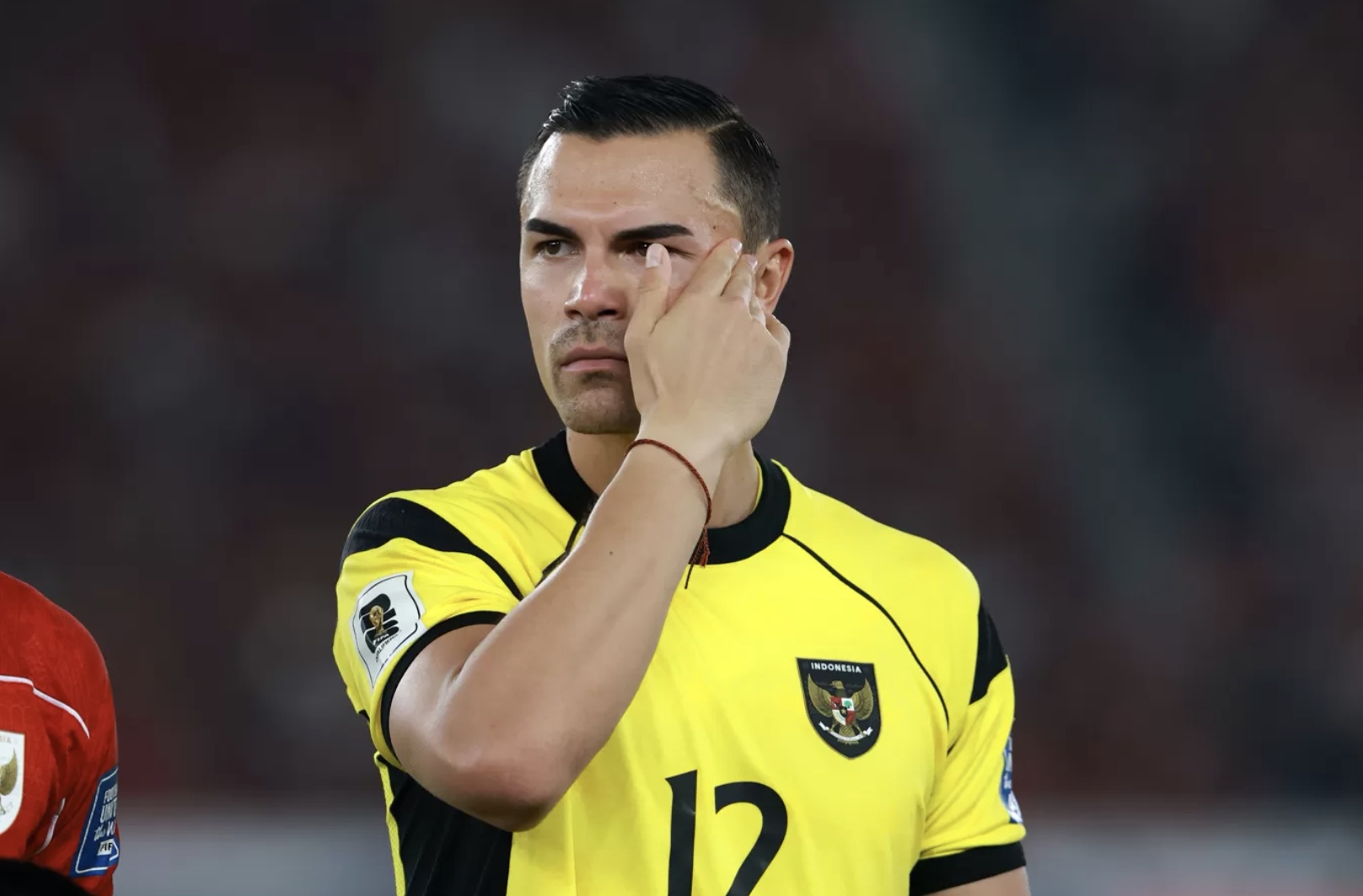 Kiper Timnas Indonesia Emil Audero pada pertandingan Kualifikasi Piala Dunia 2026 putaran ketiga Grup C di Stadion Utama Gelora Bung Karno, Jakarta, Kamis (5/6/2025). (Dery Ridwansah/ JawaPos.com)