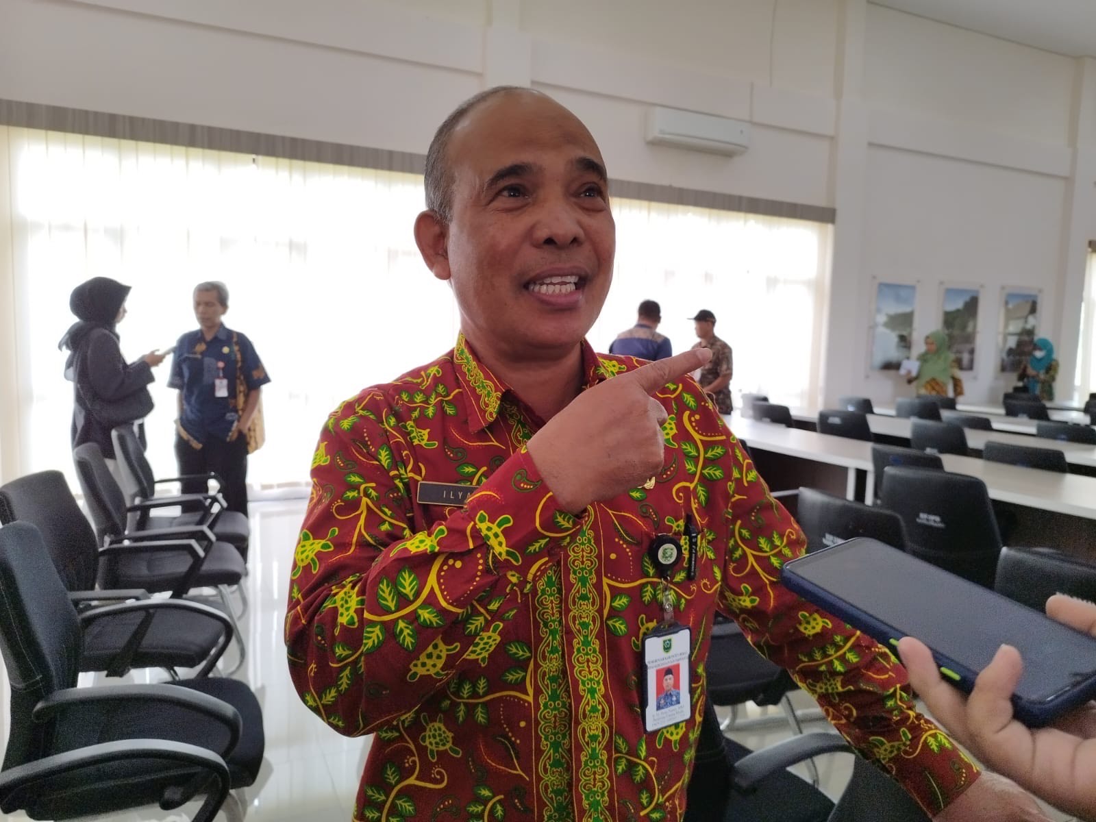 Kepala Dinas Kebudayaan dan Pariwisata (Disbudpar) Berau, Ilyas Natsir. (SENO/BP)