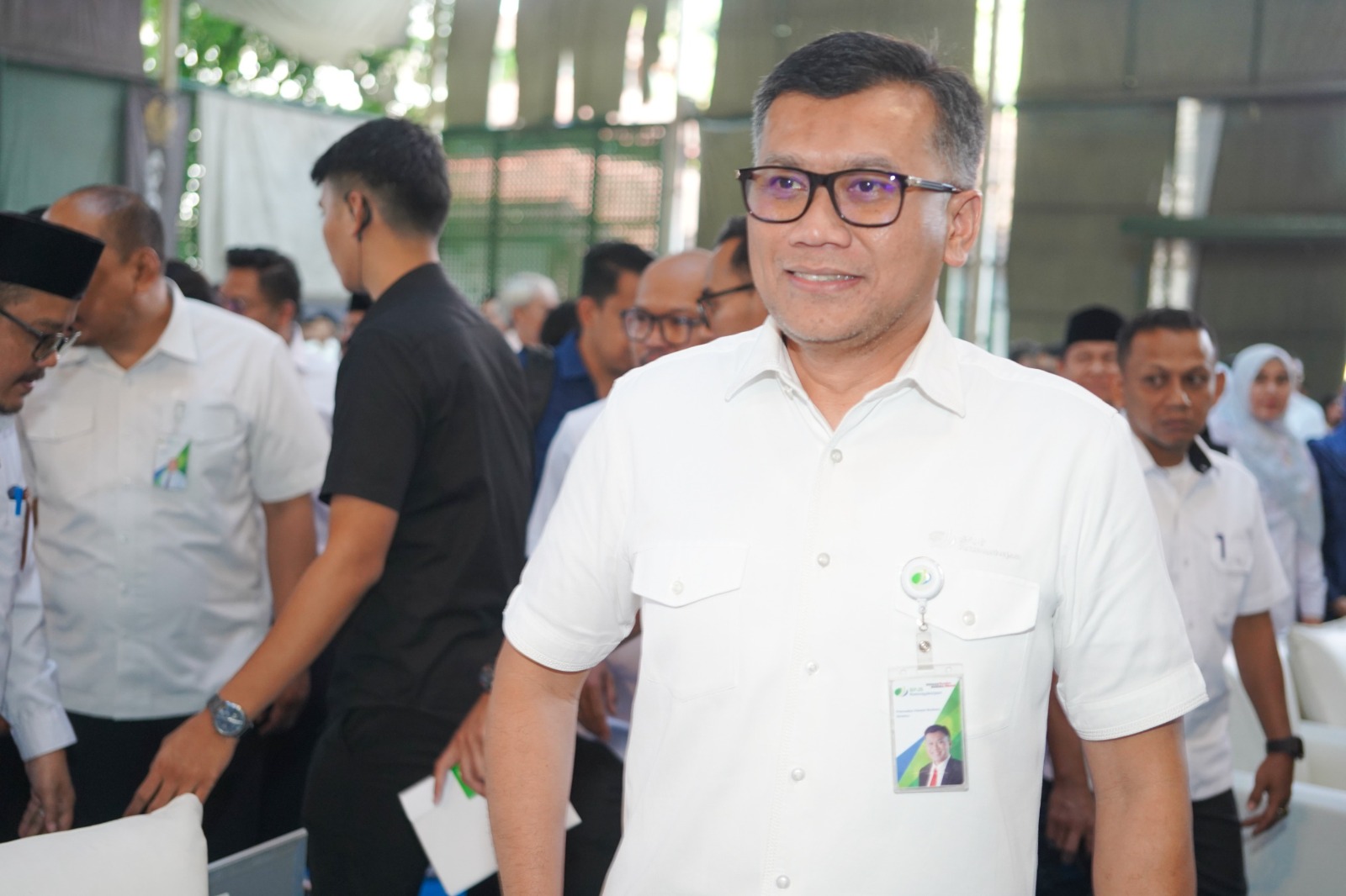 RESMI DITUNJUK: Pramudya Iriawan Buntoro resmi menggantikan Anggoro Eko Cahyo sebelumnya mengundurkan diri dari jabatannya sebagai Direktur Utama BPJS Ketenagakerjaan. (BPJS KETENAGAKERJAAN UNTUK BP)
