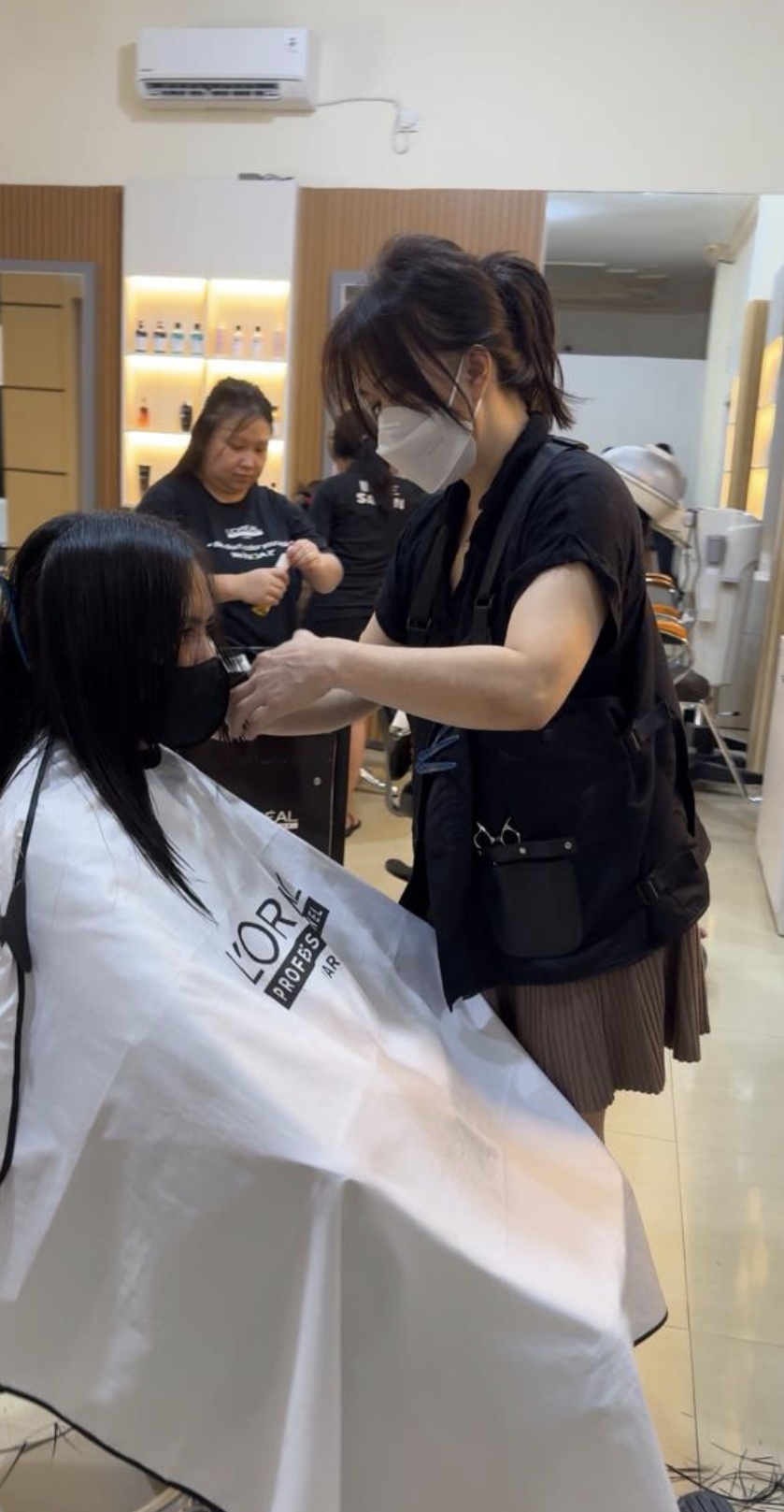 Ilustrasi treatment rambut di Salon Inne, Berau. (NADYA ZAHIRA/BERAU POST)