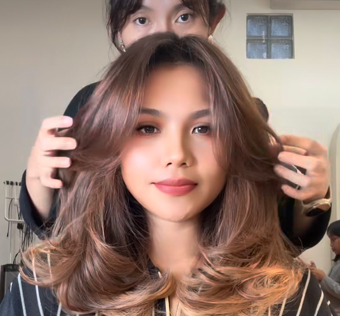 Potongan medium layer di Salon May Hair Studio Berau. (NADYA ZAHIRA/BERAU POST)